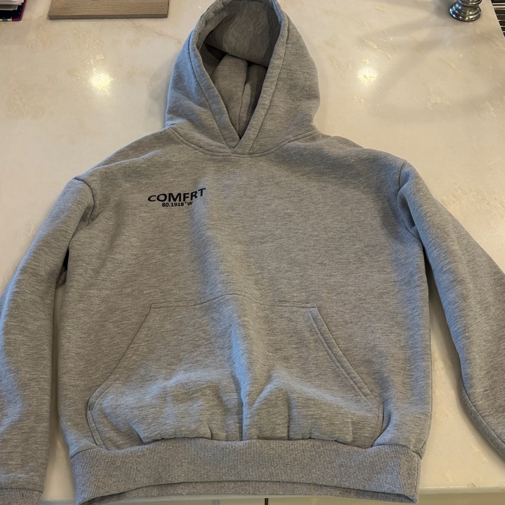 Comfrt Gray Hoodie Sweatshirt